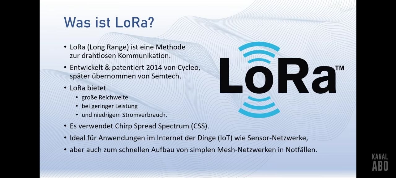 LORA Technik woher kam es plötzlich? LORA Technik woher kam es plötzlich?